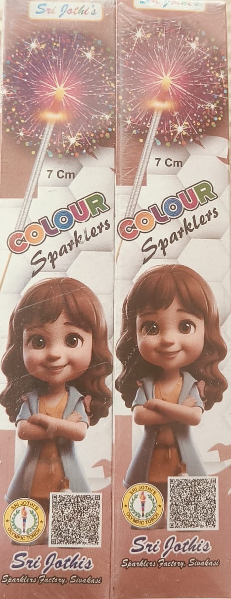 7CM COLOUR SPARKLERS